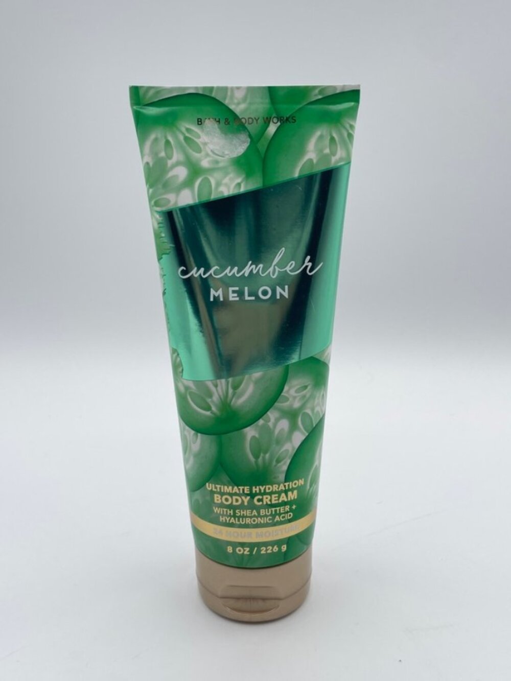 Bath and Body Works Cucumber Melon Body Cream 8 oz - New
